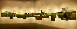 キリン・アート・プロジェクト2005 「心象〜浅川風景図〜」 1,500 × 13,000 ｜ 2005 ｜ キャンバスに油彩
